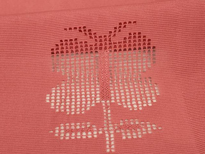平和屋着物＊夏物 無地絵羽訪問着 絽 浅緋色 正絹 逸品 AABH2459jd