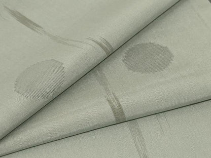 平和屋着物＊夏物 小紋 紗 丸文 暈し染め 正絹 逸品 AABH2463jd