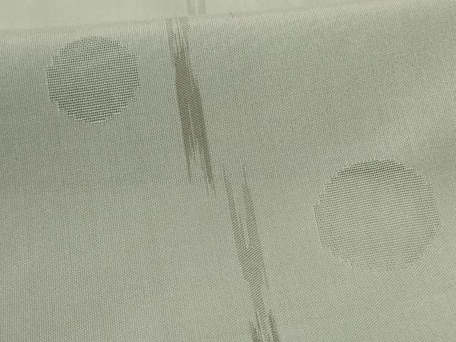 平和屋着物＊夏物 小紋 紗 丸文 暈し染め 正絹 逸品 AABH2463jd