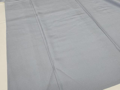 平和屋着物＊夏物　色無地　絽　灰青色　正絹　逸品　AABH2472jd