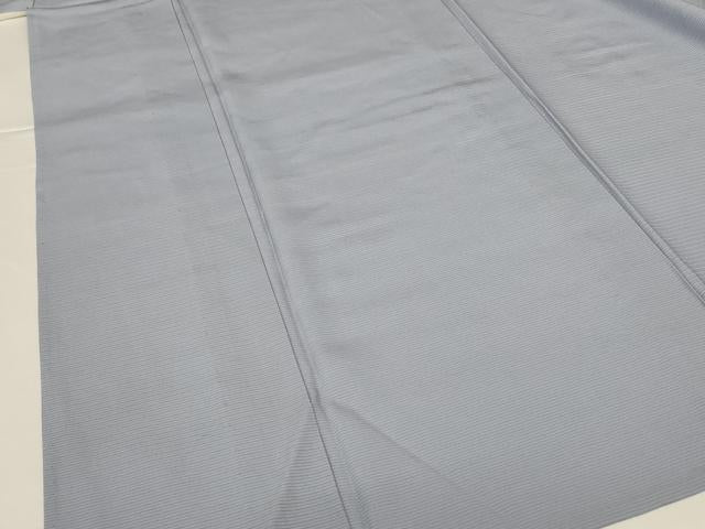 平和屋着物＊夏物　色無地　絽　灰青色　正絹　逸品　AABH2472jd