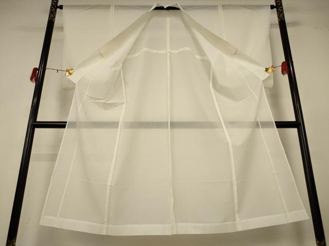 平和屋着物＊夏物 長襦袢 絽 生成り色 洗える着物 AABH2476jd