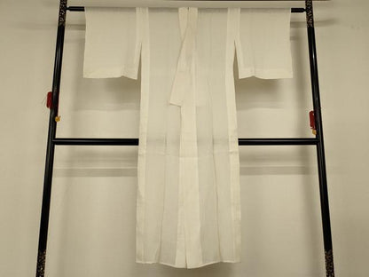 平和屋着物＊夏物　長襦袢　絽　鳥の子色　正絹　逸品　AABH2480jd