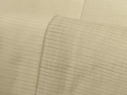 平和屋着物＊夏物　長襦袢　絽　鳥の子色　正絹　逸品　AABH2480jd