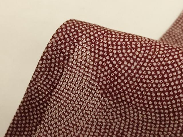 平和屋着物＊夏物 江戸小紋 絽 鮫小紋柄 正絹 逸品 AABH2485jd