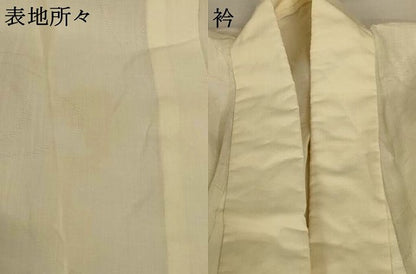 平和屋着物＊夏物 長襦袢 流水紋紗 生成り色 AABH2489jd