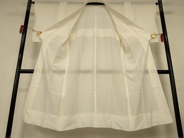 平和屋着物＊夏物 長襦袢 絽 鳥の子色 正絹 逸品 AABH2494jd