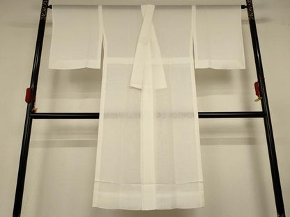 平和屋着物＊夏物 長襦袢 絽 白色 正絹 逸品 AABH2500jd