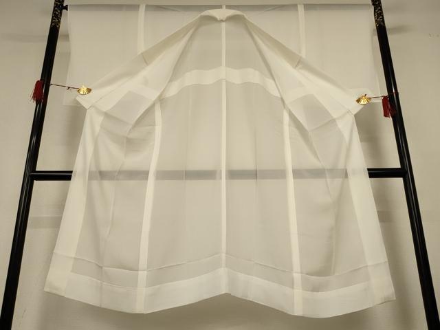 平和屋着物＊夏物 長襦袢 絽 白色 正絹 逸品 AABH2500jd