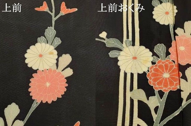 平和屋着物＊夏物 訪問着 絽 草花文 銀彩 正絹 逸品 AABH2501jd