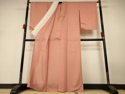 平和屋着物＊夏物 色留袖 紗 深支子色 正絹 逸品 AABH2507jd