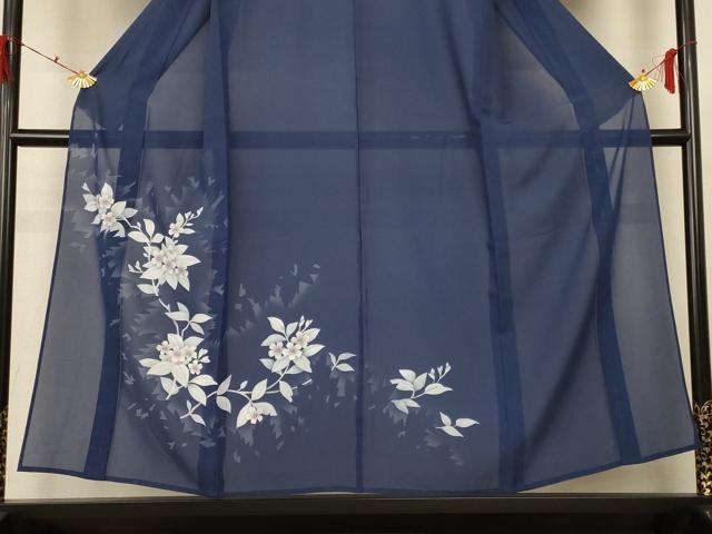 平和屋着物＊夏物 訪問着 絽 草花文 金彩 正絹 逸品 AABH2513jd