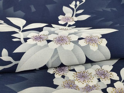 平和屋着物＊夏物 訪問着 絽 草花文 金彩 正絹 逸品 AABH2513jd