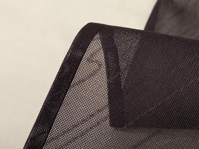平和屋着物＊夏物 色無地 流水紋紗 黒紅色 正絹 逸品 AABH2518jd