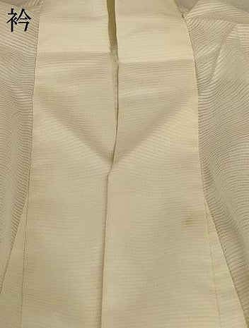 平和屋着物＊夏物　長襦袢　絽　白色　洗える着物　AABH2523jd