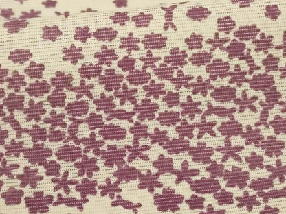 平和屋着物＊夏物 小紋 絽 舞花文 洗える着物 AABH2524jd
