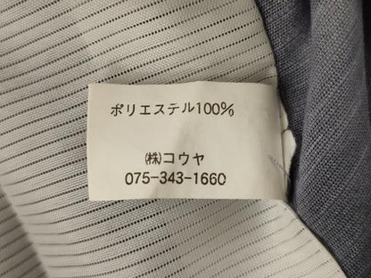 平和屋着物＊夏物 小紋 紗 草花文 洗える着物 AABH2525jd