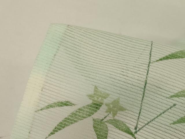 平和屋着物＊夏物 小紋 絽 草花文 暈し染め 洗える着物 AABH2527jd