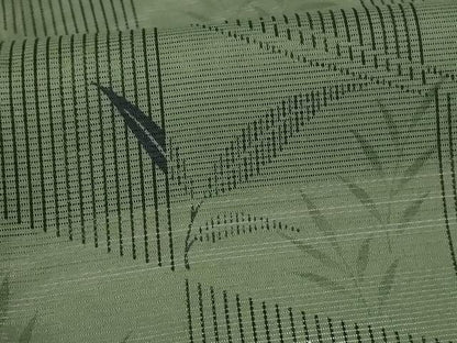平和屋着物＊夏物 小紋 絽 草葉文 洗える着物 AABH2543jd