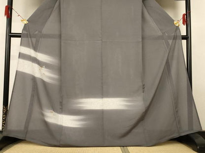 平和屋着物＊夏物 訪問着 絽 駒刺繍 笹竹文 暈し染め 高島屋扱い 正絹 逸品 AABH2544jd