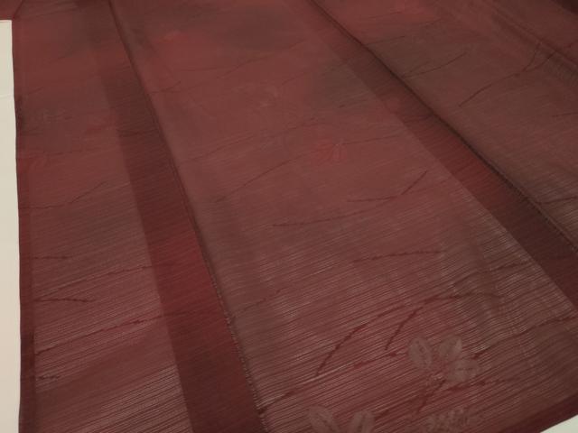 平和屋着物＊夏物 小紋 絽 萩文 AABH2548jd