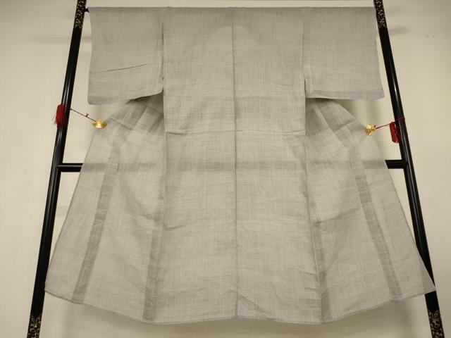 平和屋着物＊夏物　男性　小千谷ちぢみ　120亀甲　総詰め　麻　逸品　AABH2550jd