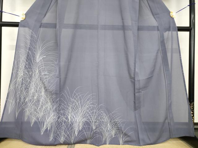 平和屋着物＊夏物 訪問着 絽 草花文 正絹 逸品 AABH2564ck