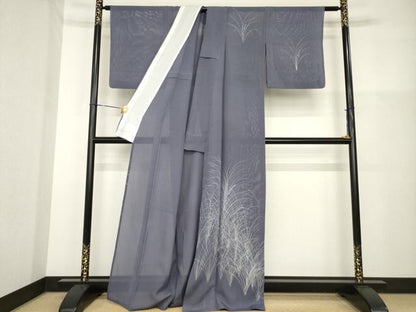 平和屋着物＊夏物 訪問着 絽 草花文 正絹 逸品 AABH2564ck