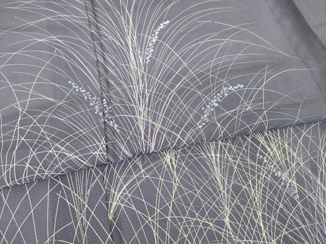 平和屋着物＊夏物 訪問着 絽 草花文 正絹 逸品 AABH2564ck