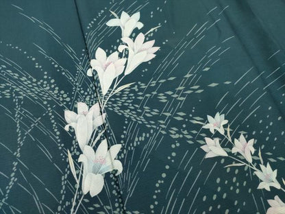 平和屋着物＊夏物 訪問着 絽 草花文 正絹 逸品 AABH2566ck