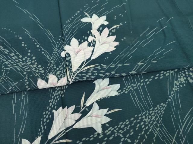 平和屋着物＊夏物 訪問着 絽 草花文 正絹 逸品 AABH2566ck
