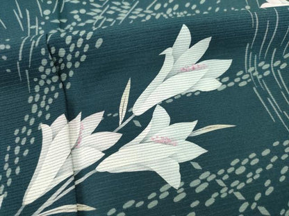 平和屋着物＊夏物 訪問着 絽 草花文 正絹 逸品 AABH2566ck