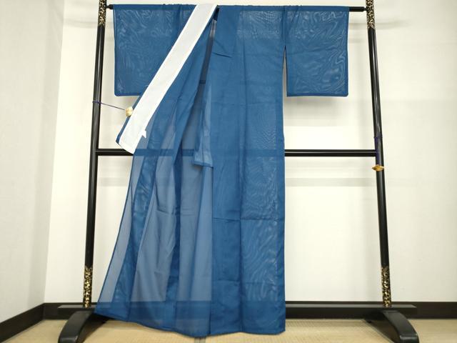 平和屋着物＊夏物 色無地 絽 舛花色 洗える着物 AABH2571ck