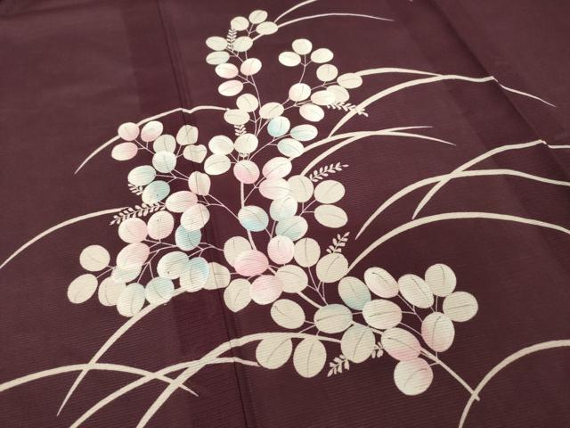 平和屋着物＊夏物 訪問着 絽 芝花文 さんび謹製 洗える着物 AABH2577ck