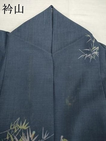 平和屋着物＊夏物 小紋 ホタル 洗える着物 AABH2587ck