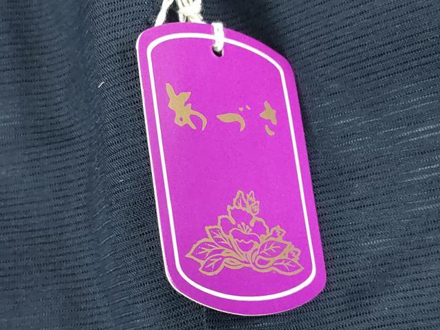 平和屋着物＊夏物 小紋 絽 草履 洗える着物 AABH2591ck