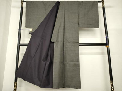 平和屋着物●男性　本場大島紬　アンサンブル　100亀甲　総詰め　正絹　逸品　未使用　AABH2597ck