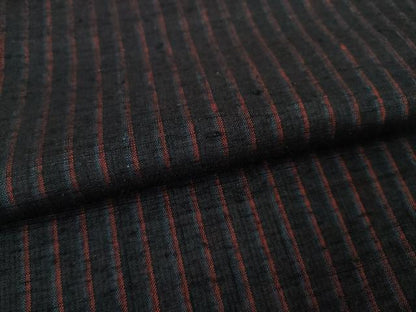 平和屋着物▼上質な紬　縞　やまと誂製　正絹　逸品　AABH2615ck