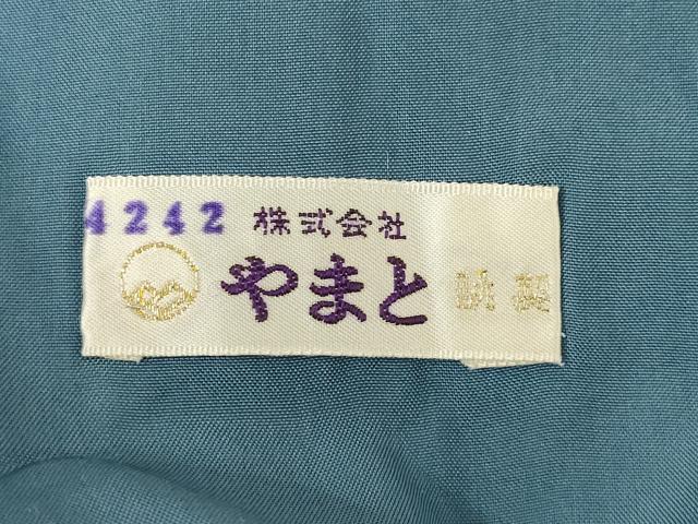 平和屋着物▼上質な紬　縞　やまと誂製　正絹　逸品　AABH2615ck