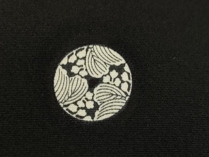 平和屋着物●豪華黒留袖　長襦袢(無双仕立て)セット　作家物　遠山風景文　正絹　逸品　AABH2632ck