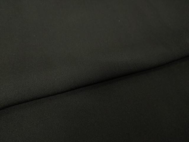 平和屋着物●男性　黒紋付・羽織セット　正絹　逸品　AABH2633ck