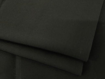 平和屋着物●男性　黒紋付・羽織セット　正絹　逸品　AABH2633ck
