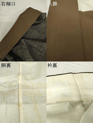 平和屋着物●都喜ヱ門　本場大島紬　純泥染め　カタス7マルキ　総絣　名品の輝き　藤絹織物謹製　証紙付き　正絹　逸品　AABH2637ck