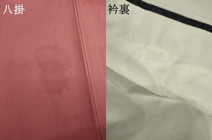 平和屋着物●結城紬　100亀甲　亀甲草花文　正絹　逸品　AABH2638ck