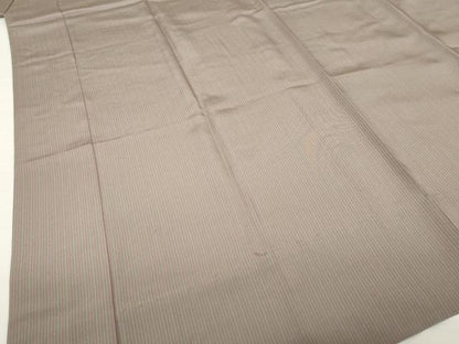 平和屋着物●長襦袢　無双仕立て　縞　正絹　逸品　未使用　AABH2639ck