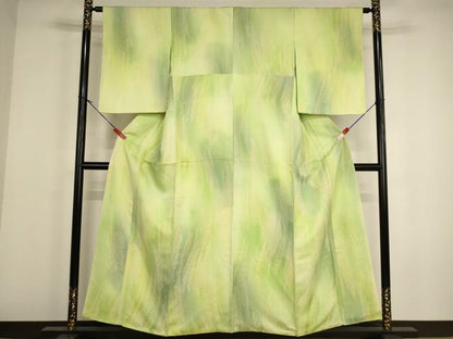 平和屋着物■上質な小紋 草木文 暈し染め 正絹 逸品 AABH2679ja
