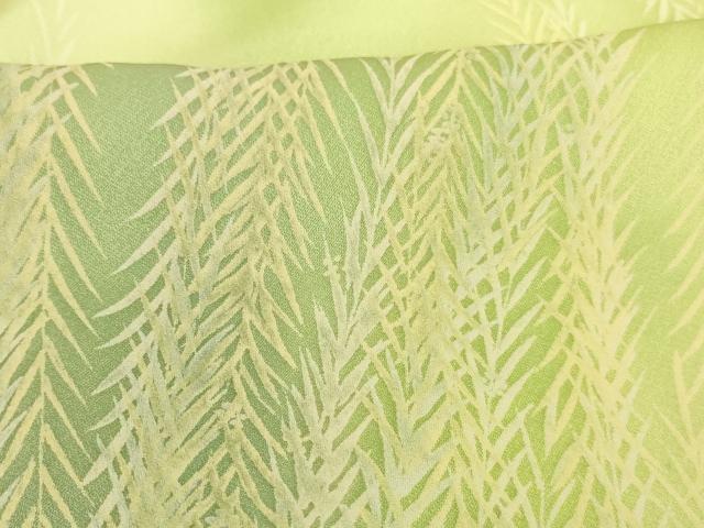 平和屋着物■上質な小紋 草木文 暈し染め 正絹 逸品 AABH2679ja
