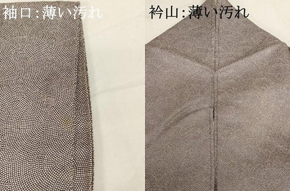 平和屋着物■江戸小紋 鮫小紋柄 正絹 逸品 AABH2687ja