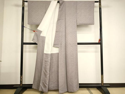 平和屋着物■江戸小紋 鮫小紋柄 正絹 逸品 AABH2687ja