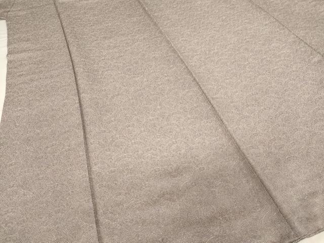 平和屋着物■江戸小紋 鮫小紋柄 正絹 逸品 AABH2687ja